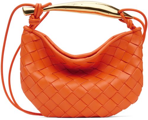 Bottega Veneta Orange Mini Sardine Bag