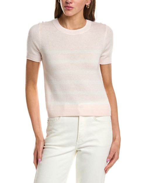 Emerson Stripe Cashmere-Blend Sweater
