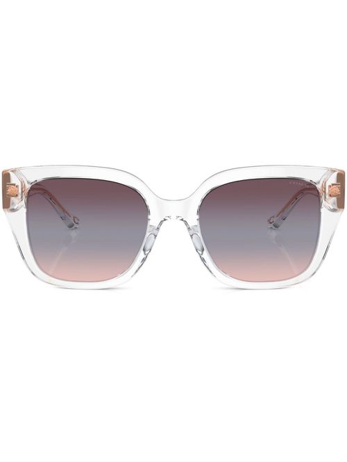 Charms oversize-frame sunglasses - White