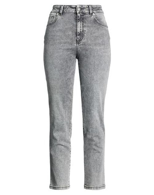 Woman Jeans Grey Size 28 Cotton, Elastane