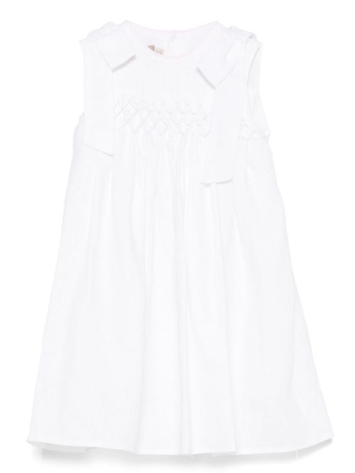 La Stupenderia embroidered dress - White