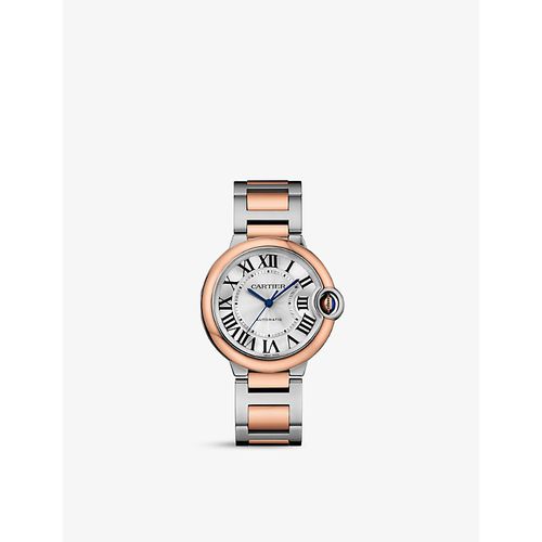 Womens Rose Gold and Steel CRW2BB0033 Ballon Bleu de 18ct Rose-gold and Stainless-steel Automatic Watch 