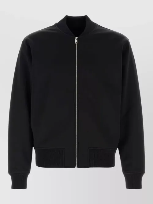 Prada - stretch polyester bomber jacket front pocket