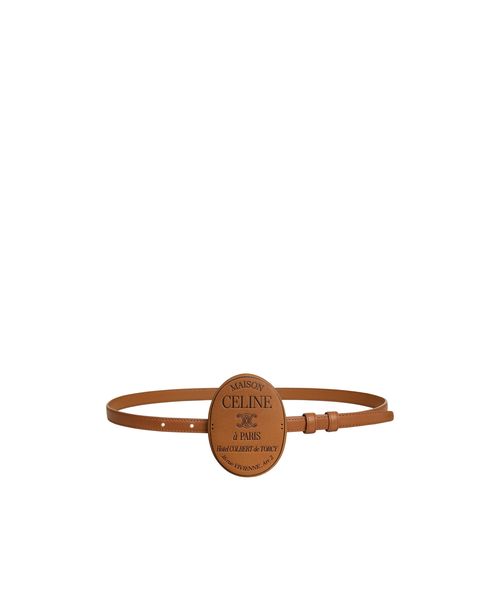 MAISON BELT 13MM COVERED IN SMOOTH CALFSKIN