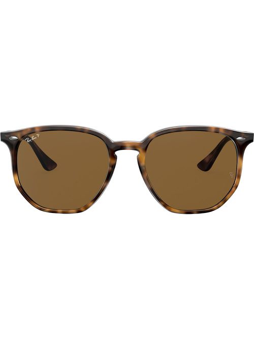Hexagonal sunglasses - Brown