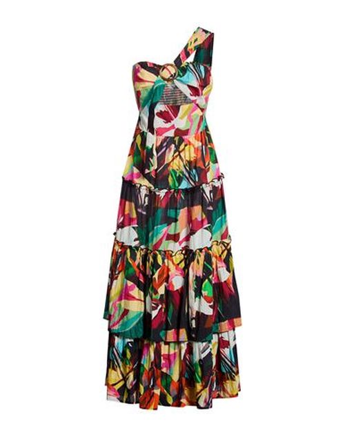 Woman Maxi dress Green Size L Cotton