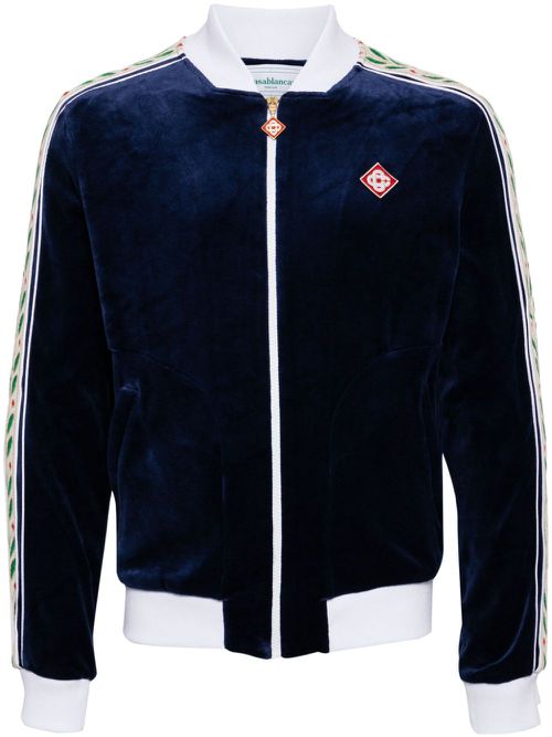 Laurel logo track jacket - Blue