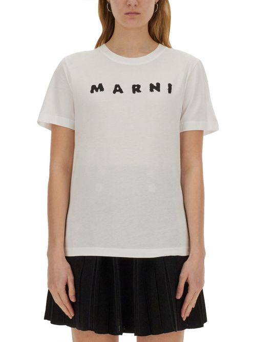 Jersey T-shirt with Scribbled Logo