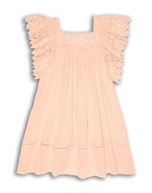 Kid Girl Kids' dress Salmon pink Size 12 Cotton