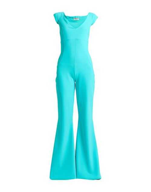 Woman Jumpsuit Turquoise Size 8 Polyamide, Elastane