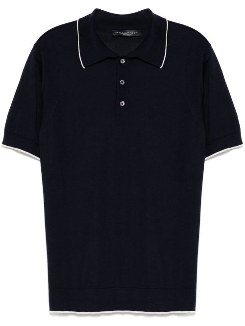 Short-sleeve polo shirt - Blue
