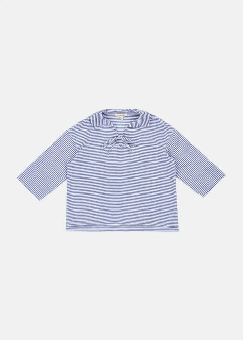 Girl's Artichoke Top In Blue