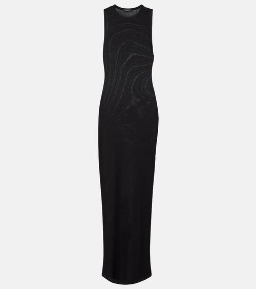 Wardrobe. NYC Racer cotton-blend maxi dress