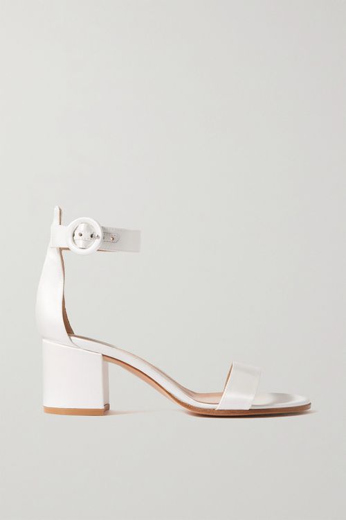 Versilia 60 Satin Sandals - White