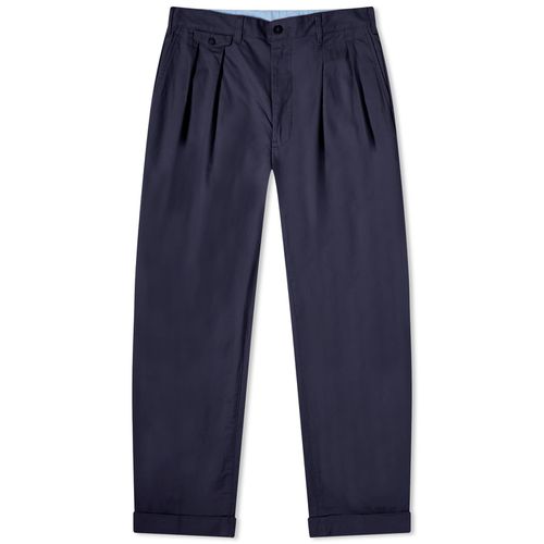 Men's 2 Pleat Chino in Navy