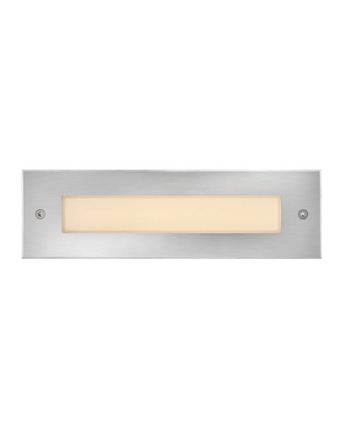 Stainless Steel LED Brick Light from the Sparta - Dash Collection