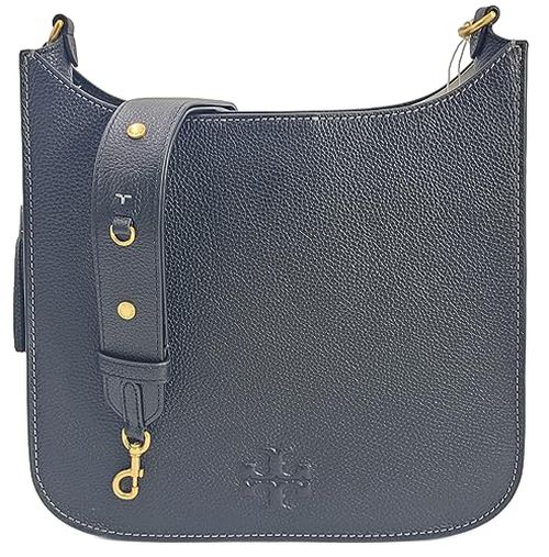 Tory Burch 146452 Thea Black With Gold Hardware Leather Women's Shoulder Bag 146452