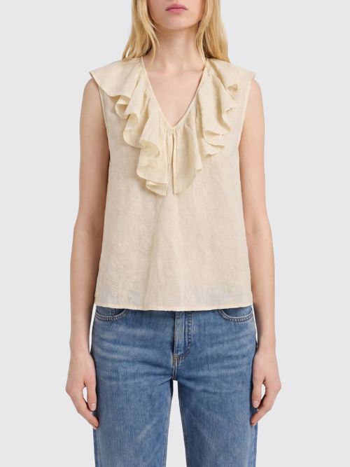 MOMONÌ Top Woman color Beige