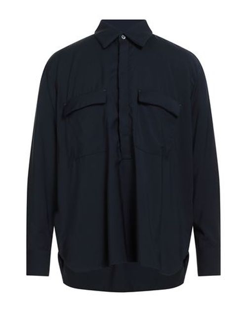 Man Shirt Midnight blue Size 17 Virgin Wool
