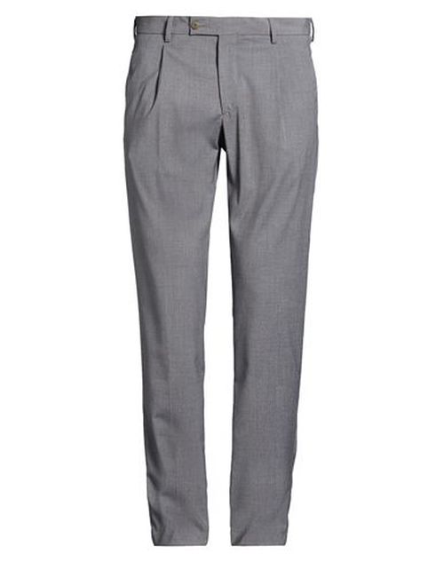 Man Pants Grey Size 35 Polyester, Viscose, Elastane