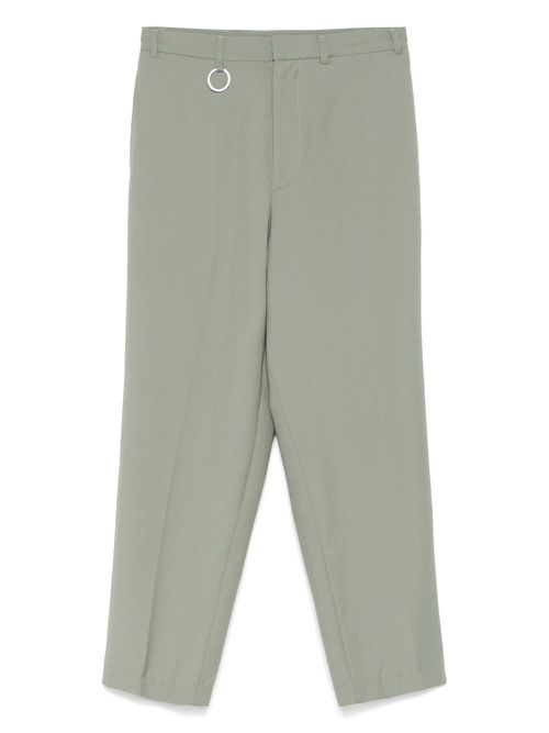 Études Studio belt-loops trousers - Green