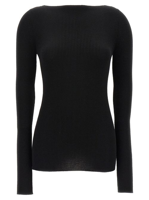 -Al Top Maglioni Nero-Donna