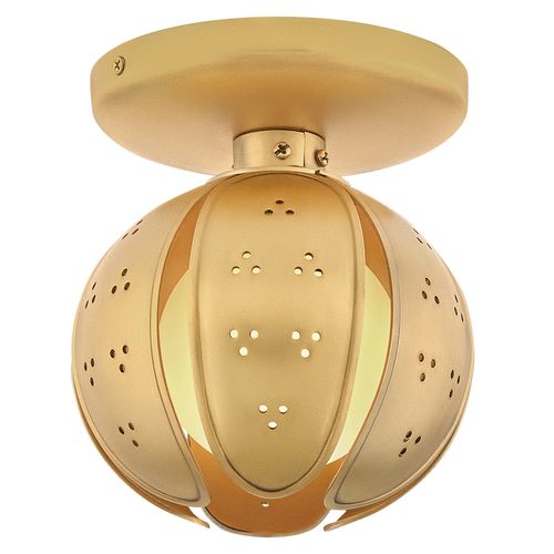Unlacquered Brass LED Wall Sconce from the Anthos Collection