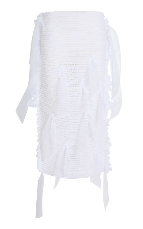 Signe Hand Knitted Tulle Skirt - Moda Operandi