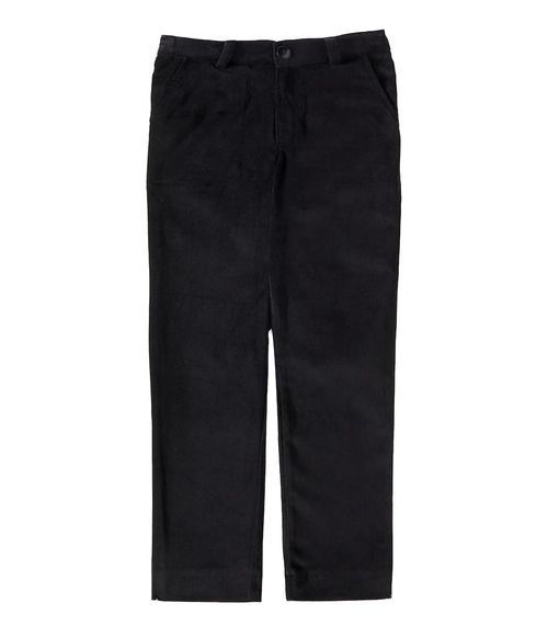 La Coqueta Elio cotton velvet straight pants