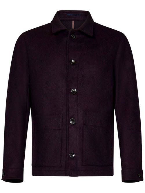 Pronta Sartoria shirt jacket - Purple