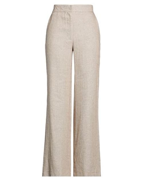 Woman Pants Sand Size 4 Linen, Polyester, Cotton