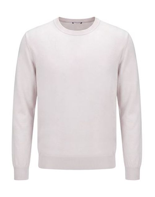 The Fine Essentials Man Sweater Light grey Size 40 Merino Wool