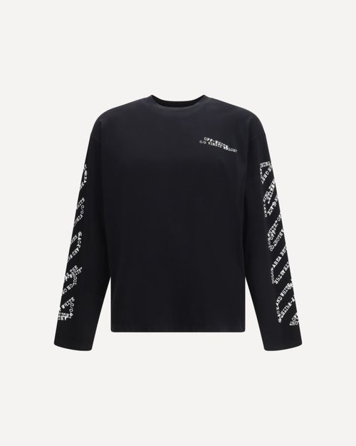 Patterned long-sleeve T-shirt Male S