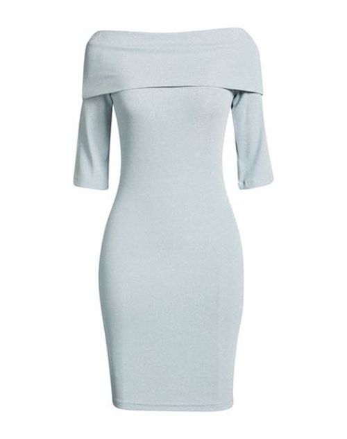 Woman Mini dress Sky blue Size S Viscose, Polyester, Elastane