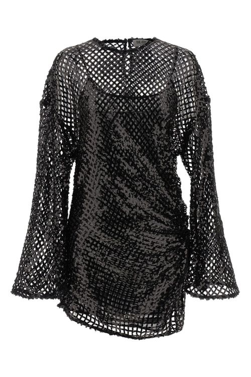 Sequin Mesh Dress