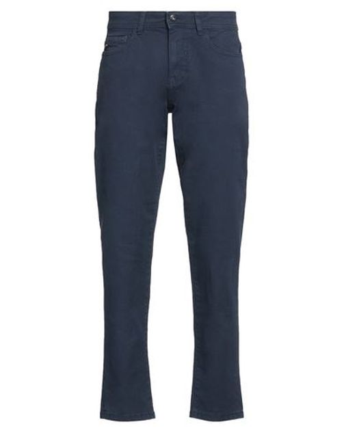 Man Pants Navy Size 28 Cotton, Polyester, Elastane
