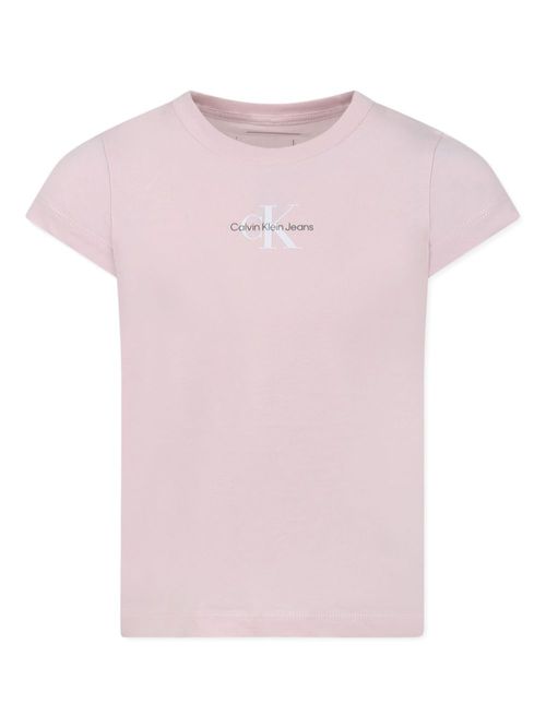 Logo-print T-shirt - Pink