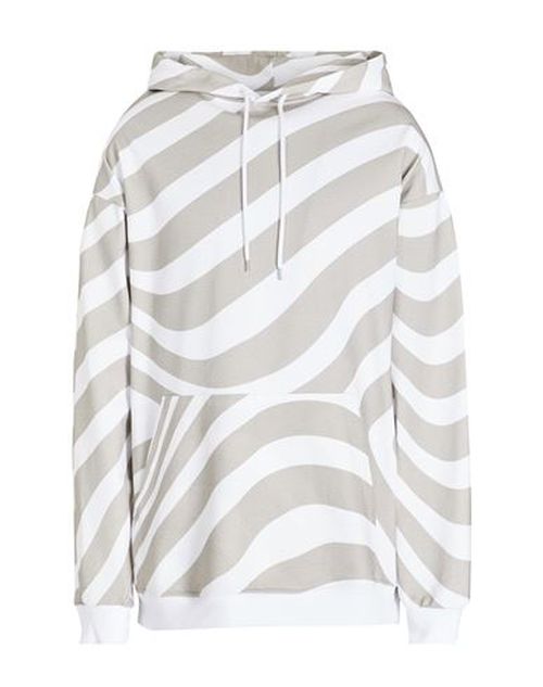 Striped Organic Cotton Sweatshirt Man Sweatshirt White Size L Organic cotton