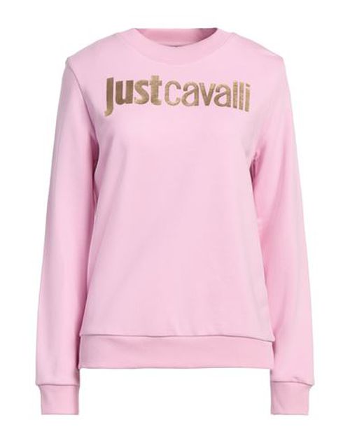 Just Cavalli Woman Sweatshirt Pink Size M Cotton, Elastane