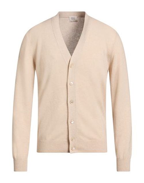 Selezione Man Cardigan Beige Size M Cashmere