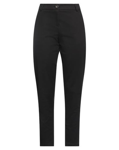 Woman Pants Black Size 10 Cotton, Elastane