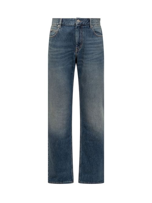 Blue Mid Rise Jeans
