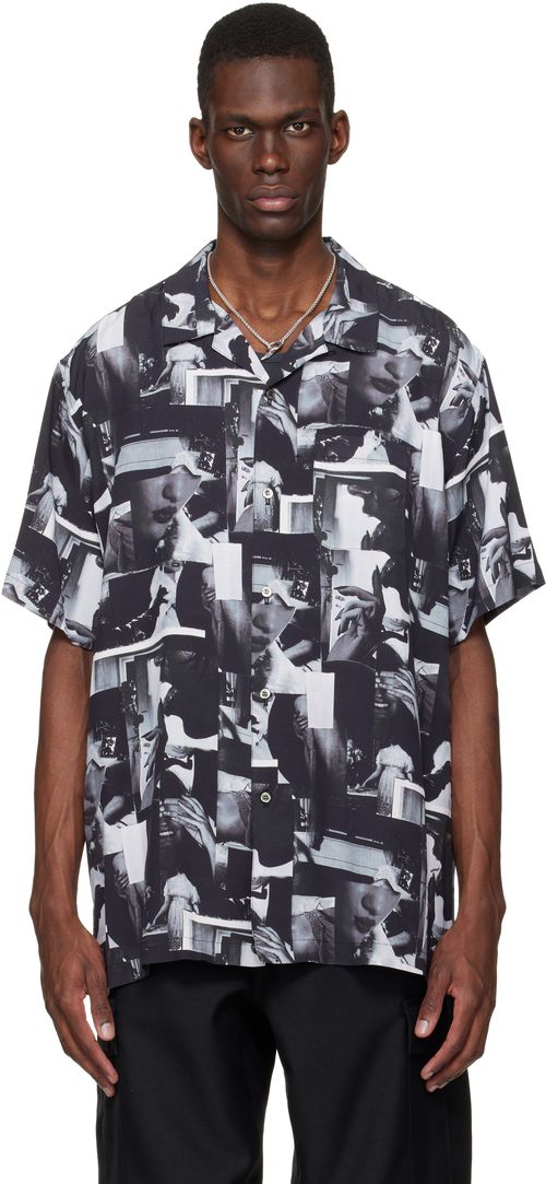 Black Printed Still Shirt