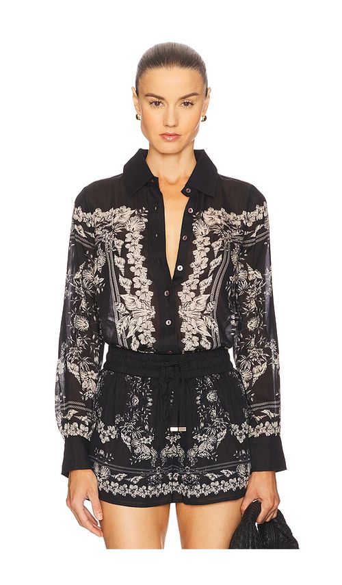 CAMI NYC Rafella Blouse in Black. XL. Also in