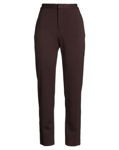 Woman Pants Dark brown Size 4 Viscose, Polyamide, Elastane