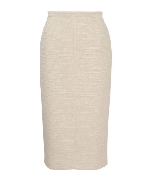 Textured maxi skirt