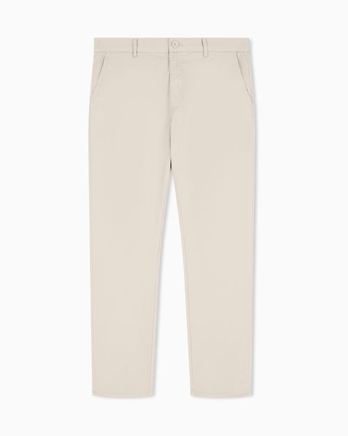 Stretch Cotton Twill Trousers
