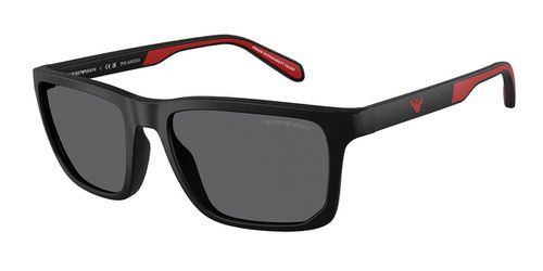Emporio Armani EA4219 Polarized 5001T3 Men's Sunglasses Black Size 57