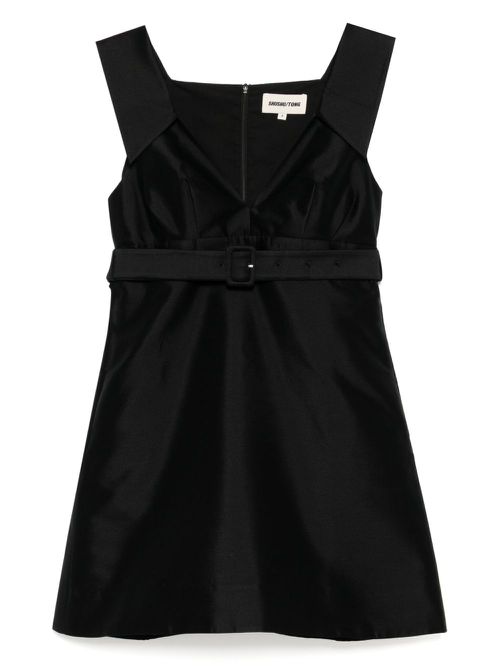 SHUSHU/TONG sleeveless-sleeve dress - Black