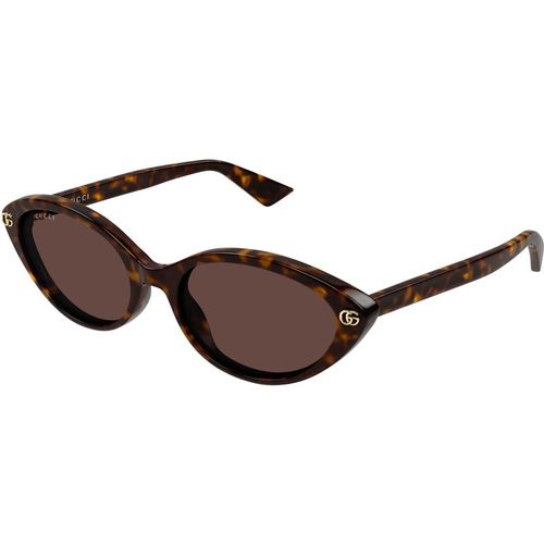 Gucci Woman Gucci GG2110S 002 Sunglasses Acetate Havana Brown Cat Eye